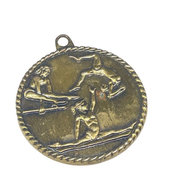 Vintage 1998 Atlantic Gymnastics Bronze Medal Commemorative Collectible - Picture 6 of 8